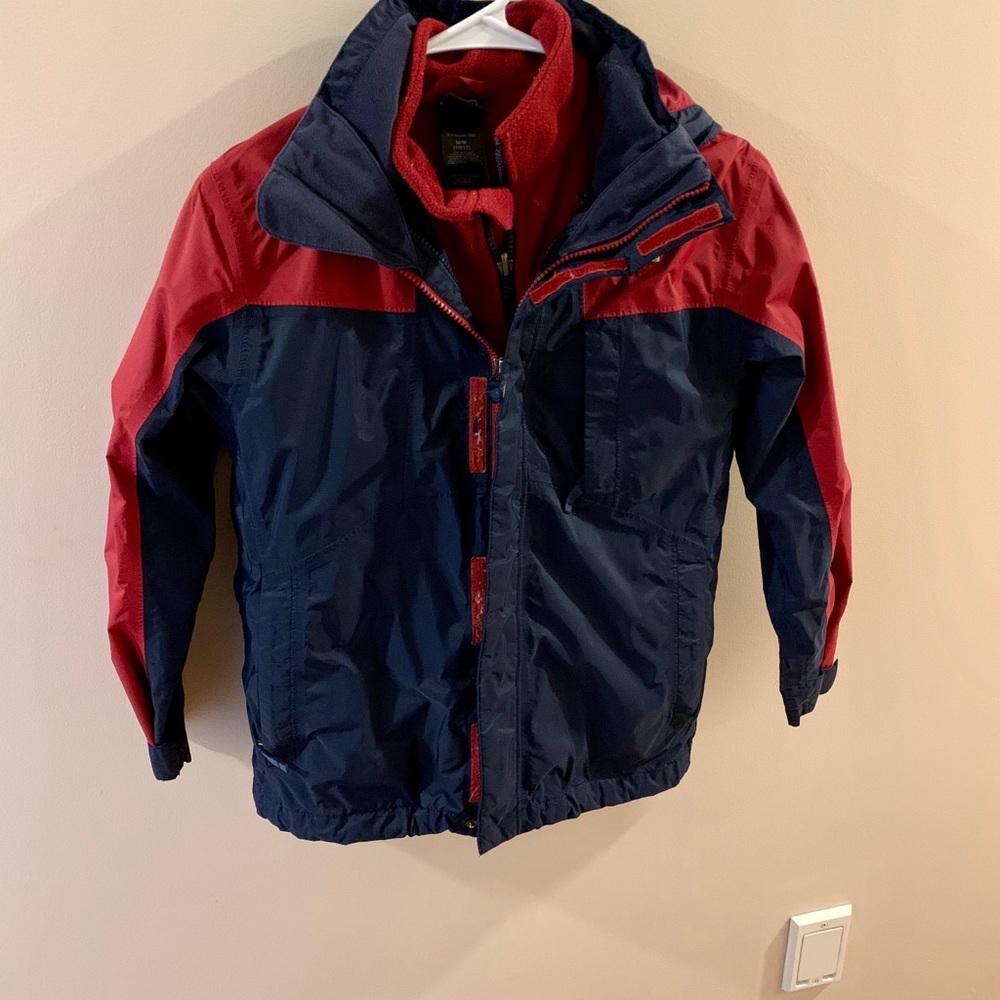 The north face M 10/12 2 jackets in 1